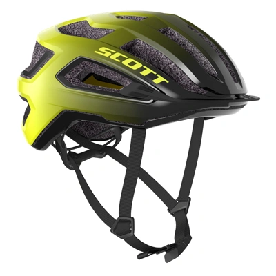 Scott Arx Plus Helmet Black/Radium Yellow - 17 Podium Points