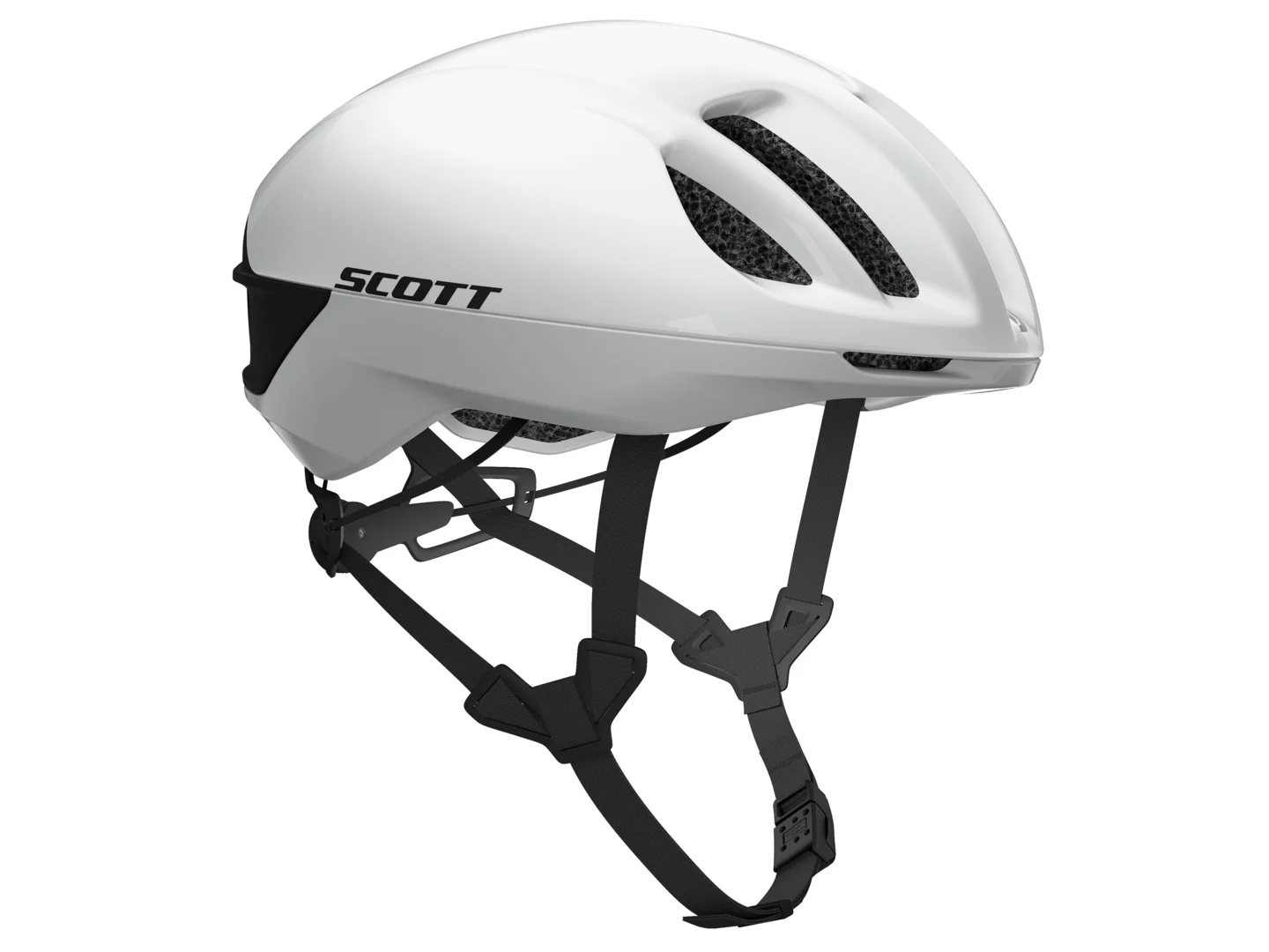 Large Scott Cadence Plus Helmet White/Black
