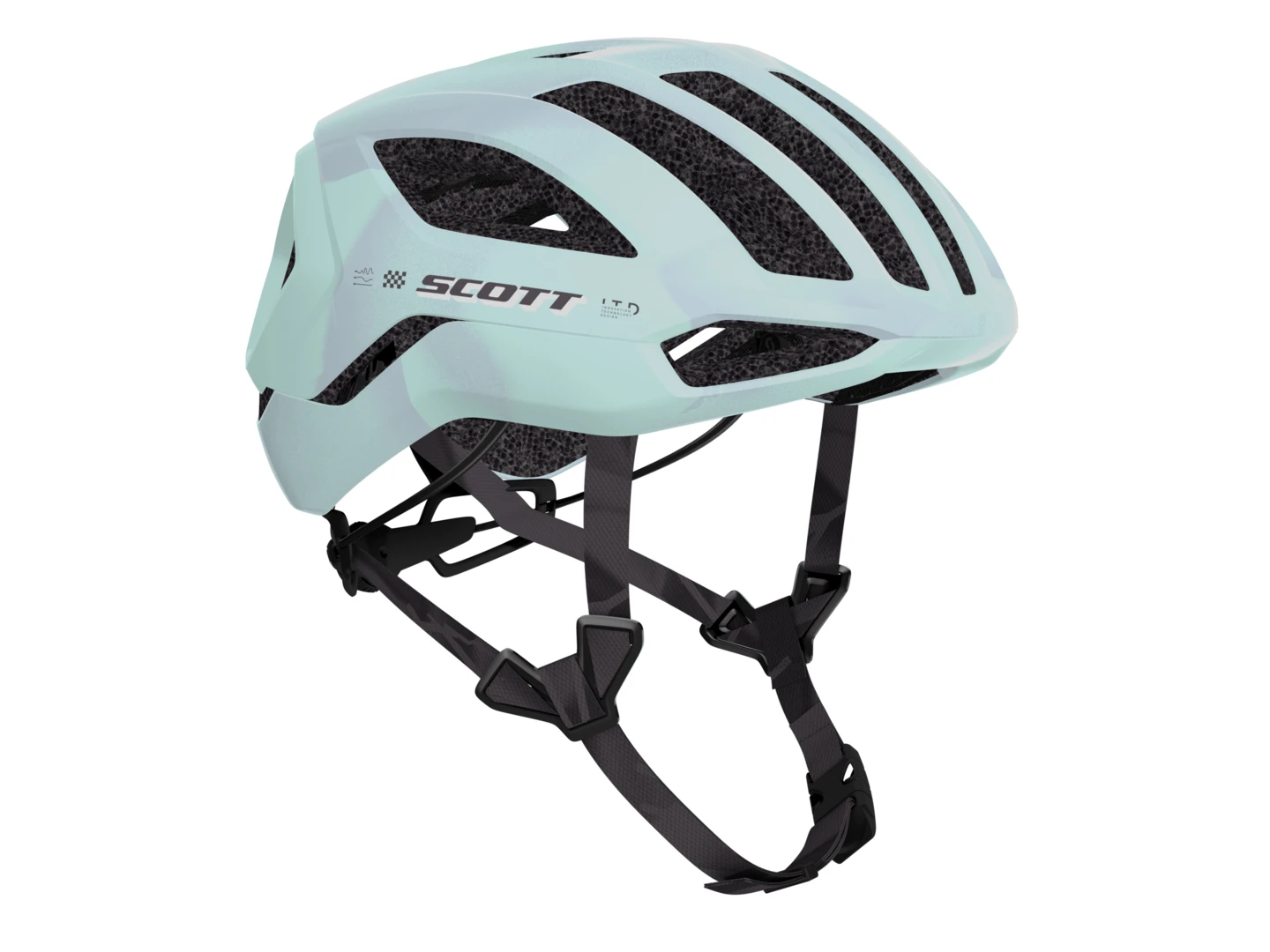 Large Scott Centric Plus Helmet Prism Aqua Green