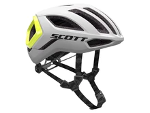Scott Centric Plus Helmet Rainbow White / Radium Yellow