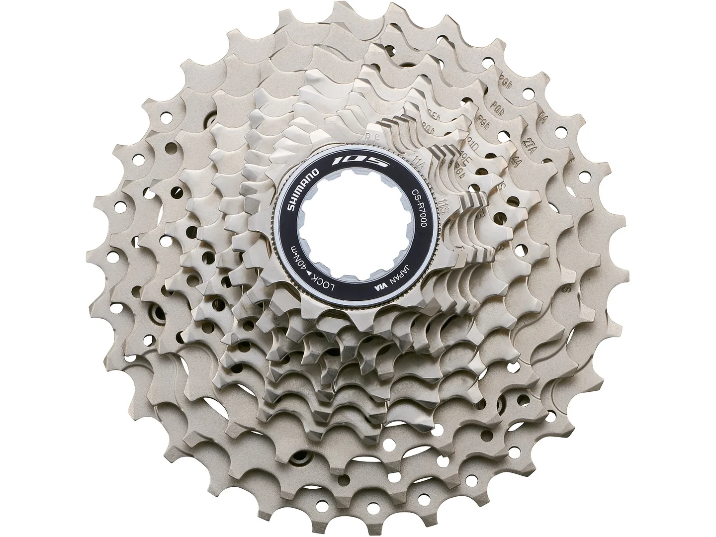 Large Shimano 105 R7000 11Speed Cassette 11 - 28
