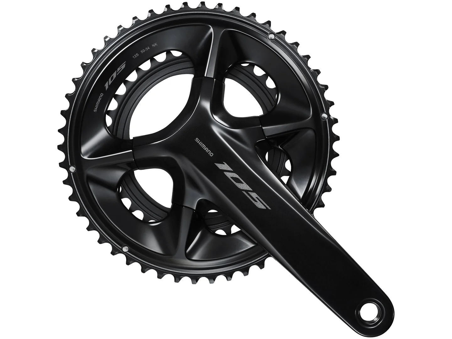 Large Shimano 105 R7100 Chainset 12spd 50/34