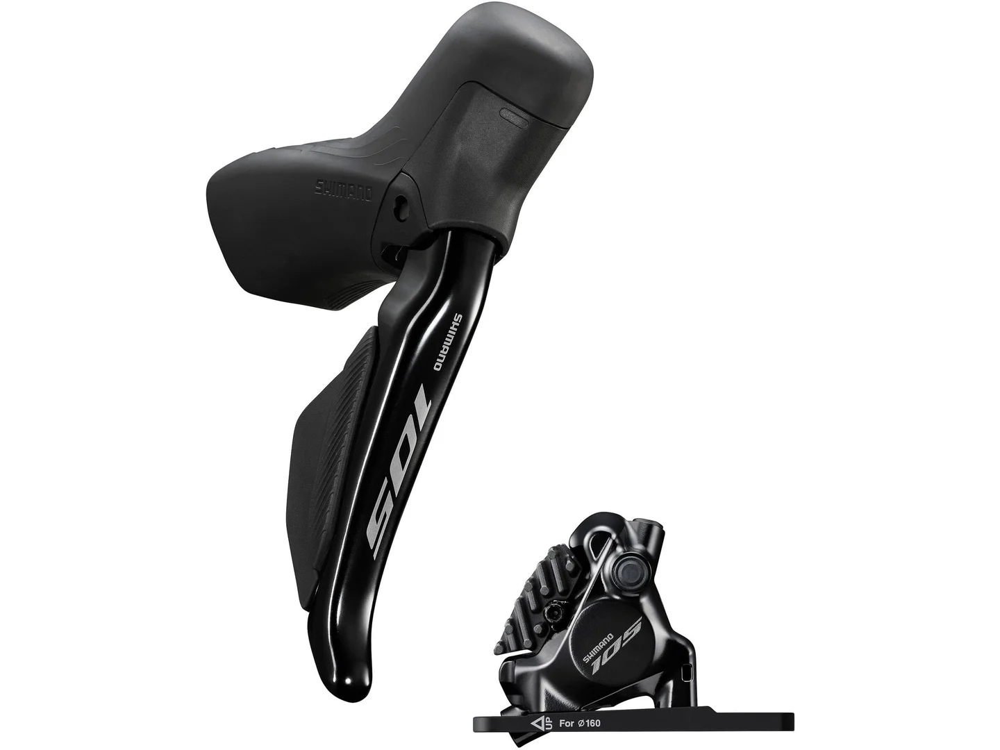Large Shimano 105 R7170 Di2 Shift Lever and Calliper Right Hand 12 Speed