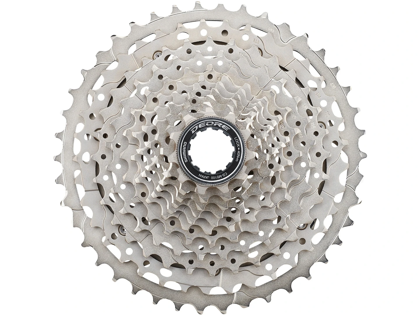 Large Shimano M5100 Deore 11-Speed Cassette 11-42T