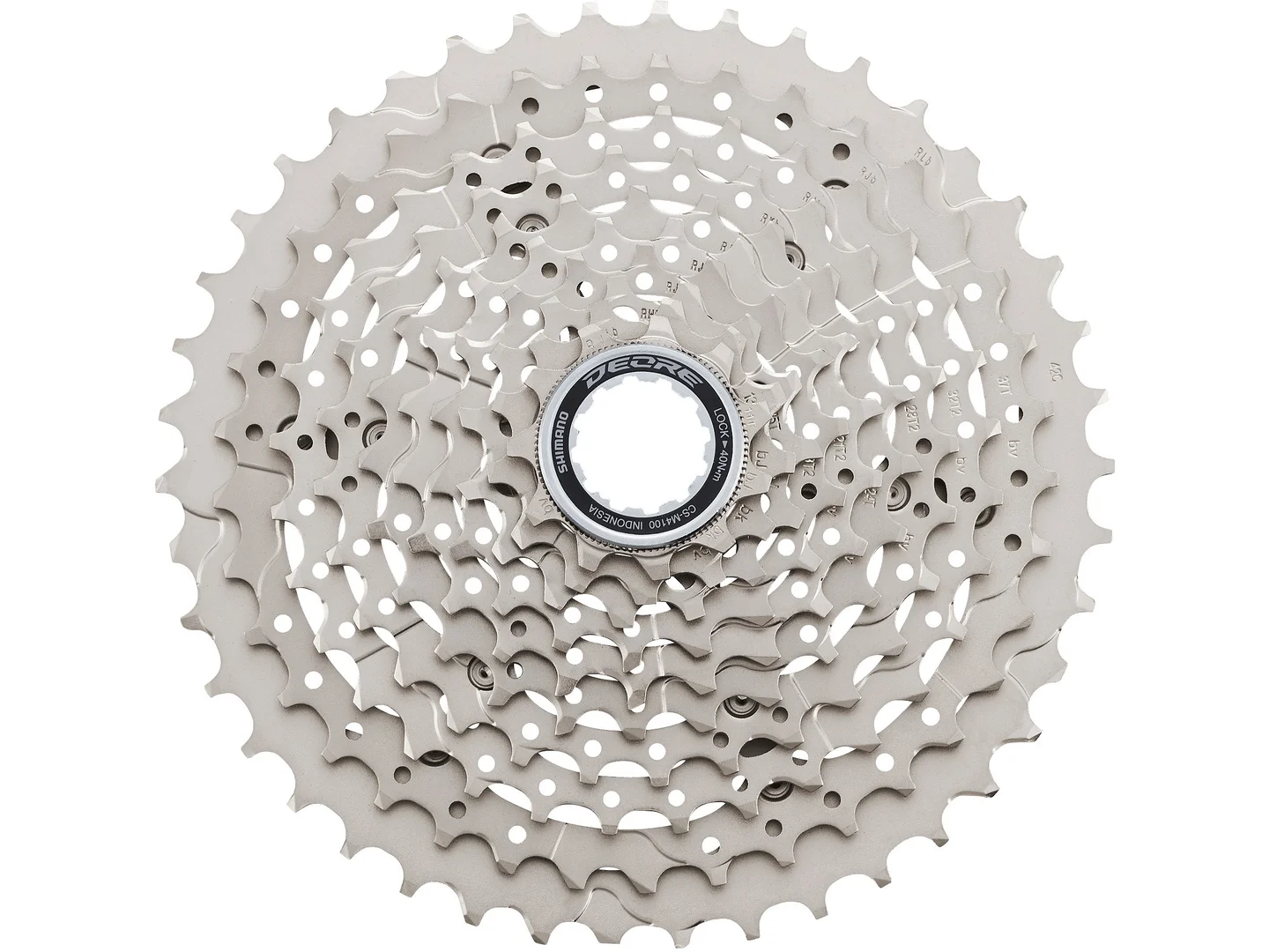 Large Shimano Deore M4100 10 Speed Cassette 11-42