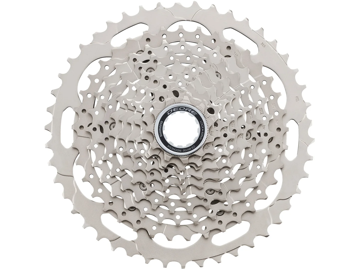 Large Shimano Deore M4100 10 Speed Cassette 11-46