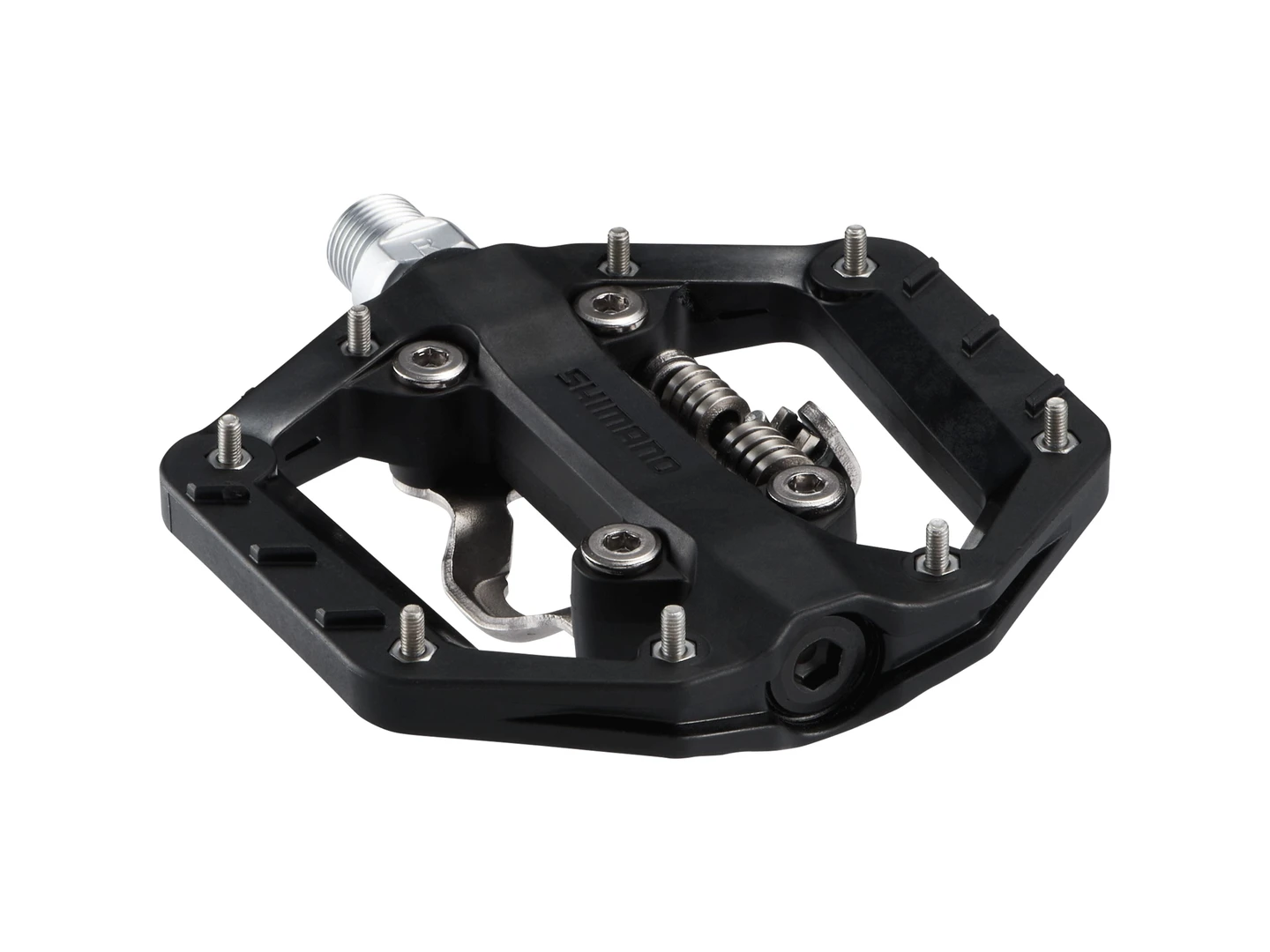 Large Shimano EH510 Pedals Black