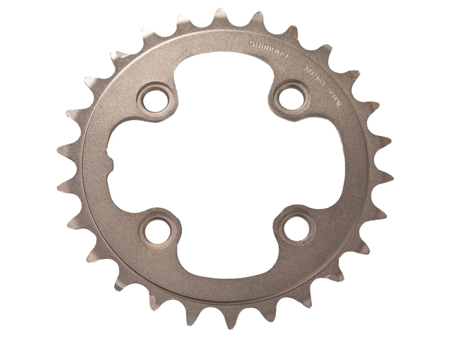 Large Shimano FCM771 XT Triple Inner Chainring 26T Silver