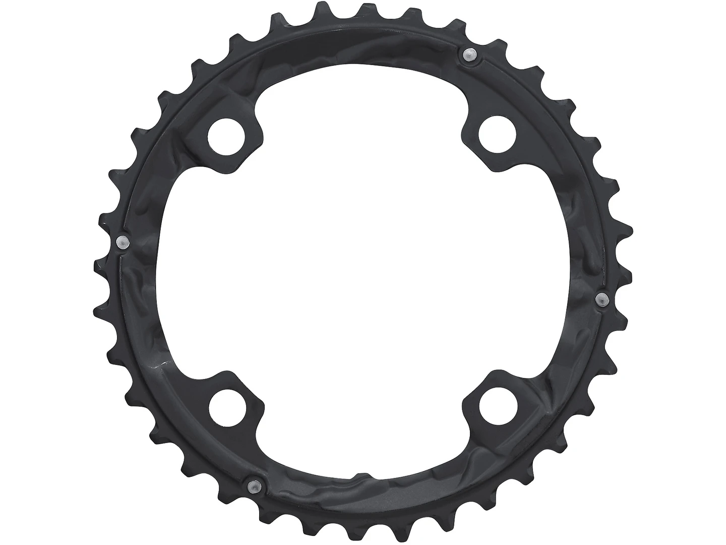 Large Shimano FC-T781 Middle Chainring 36T-AL Black