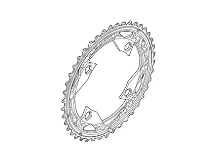Shimano FCM610 42T AE Chainring