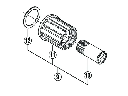 Shimano FHM770 Freehub
