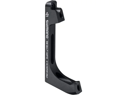 Shimano Front Post Brake to Flat Mount fork adapter, 140mm