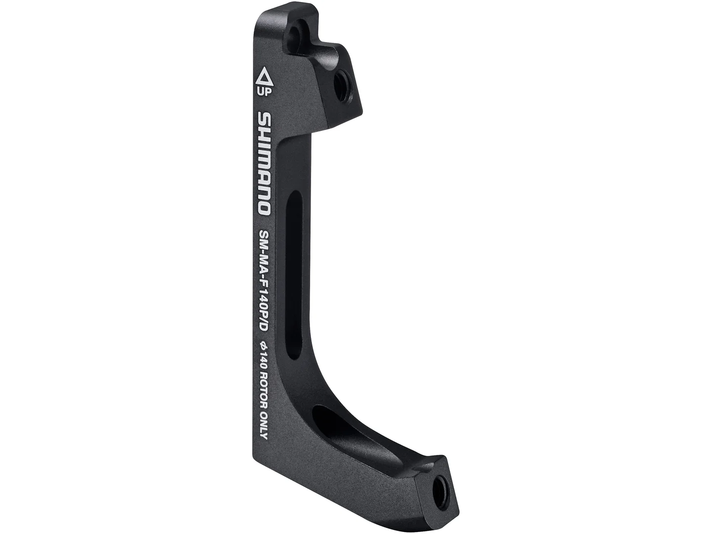 Large Shimano Front Post Brake to Flat Mount fork adapter, 140mm