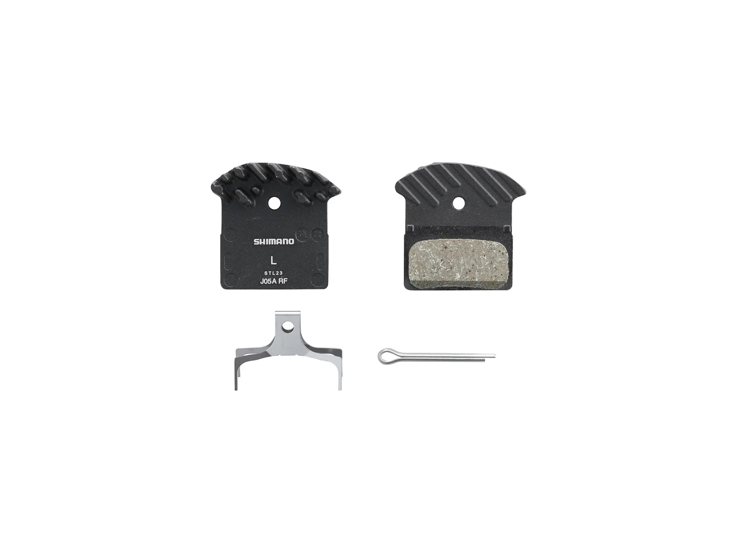Large Shimano J05A-RF Resin Disc Brake Pads