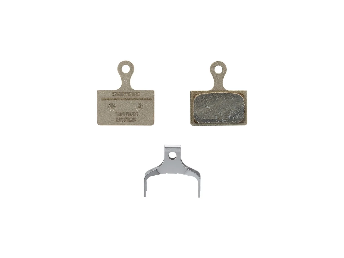 Large Shimano K05TI-RX disc pads