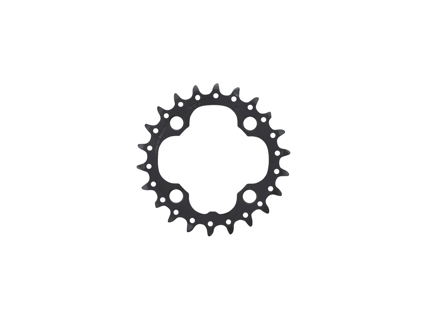 Large Shimano M660 SLX 22T 9 Speed Chainring Black
