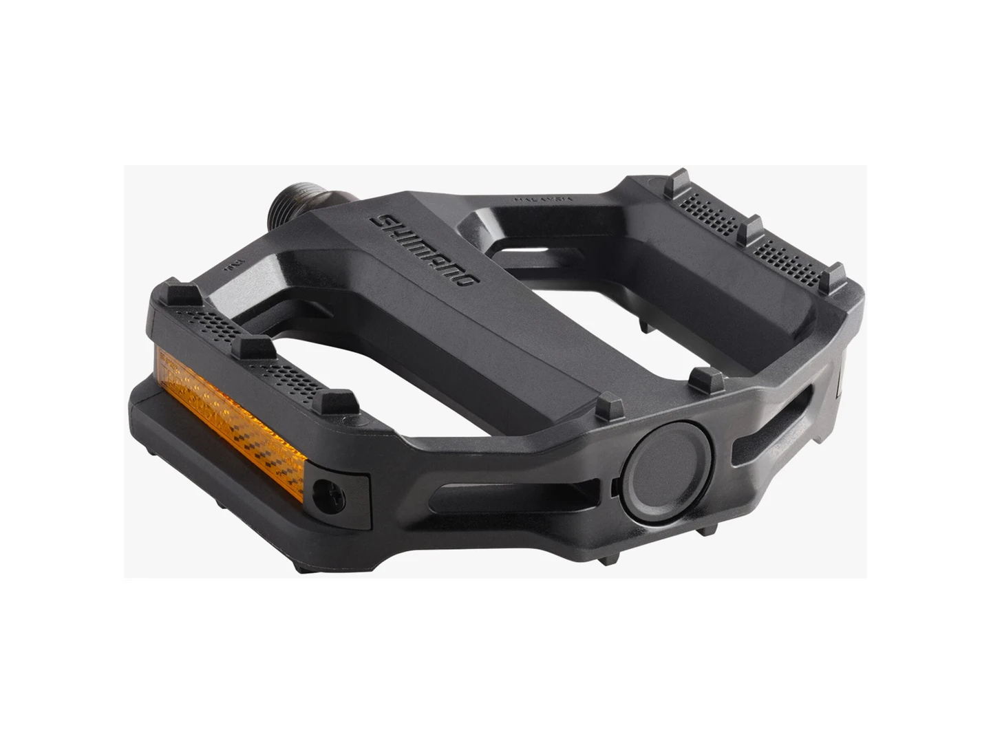 Large Shimano PD-EF102 Flat Pedals Black