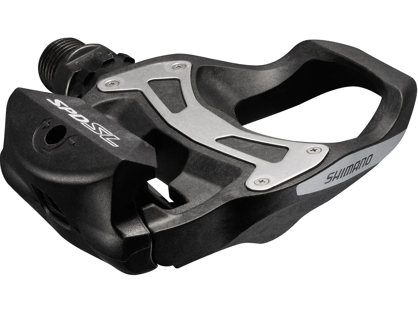 Large Shimano PDR550 Composite SPD SL Black Pedals