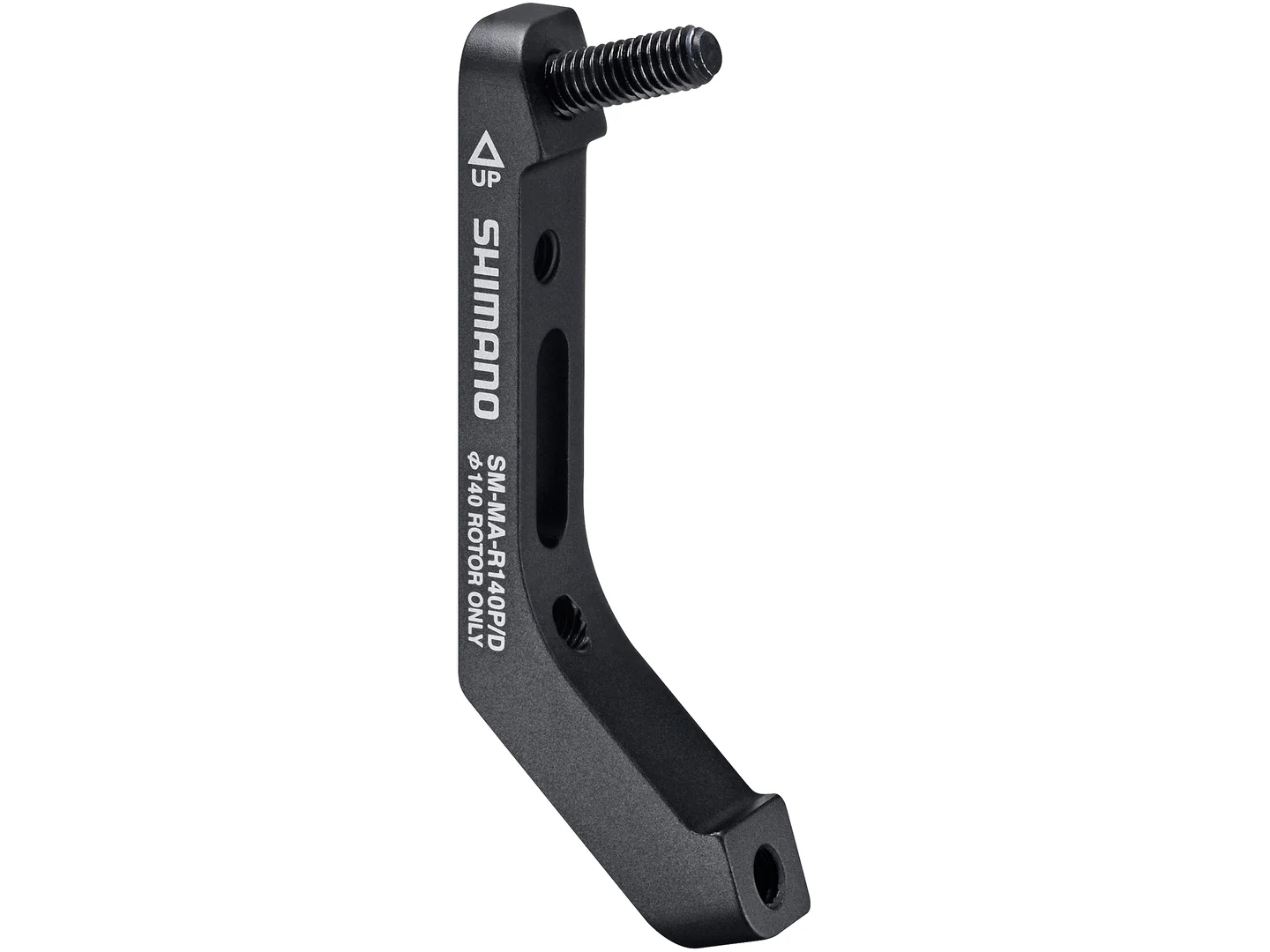 Large Shimano Rear Post Brake to Flat Mount frame adapter, 140mm