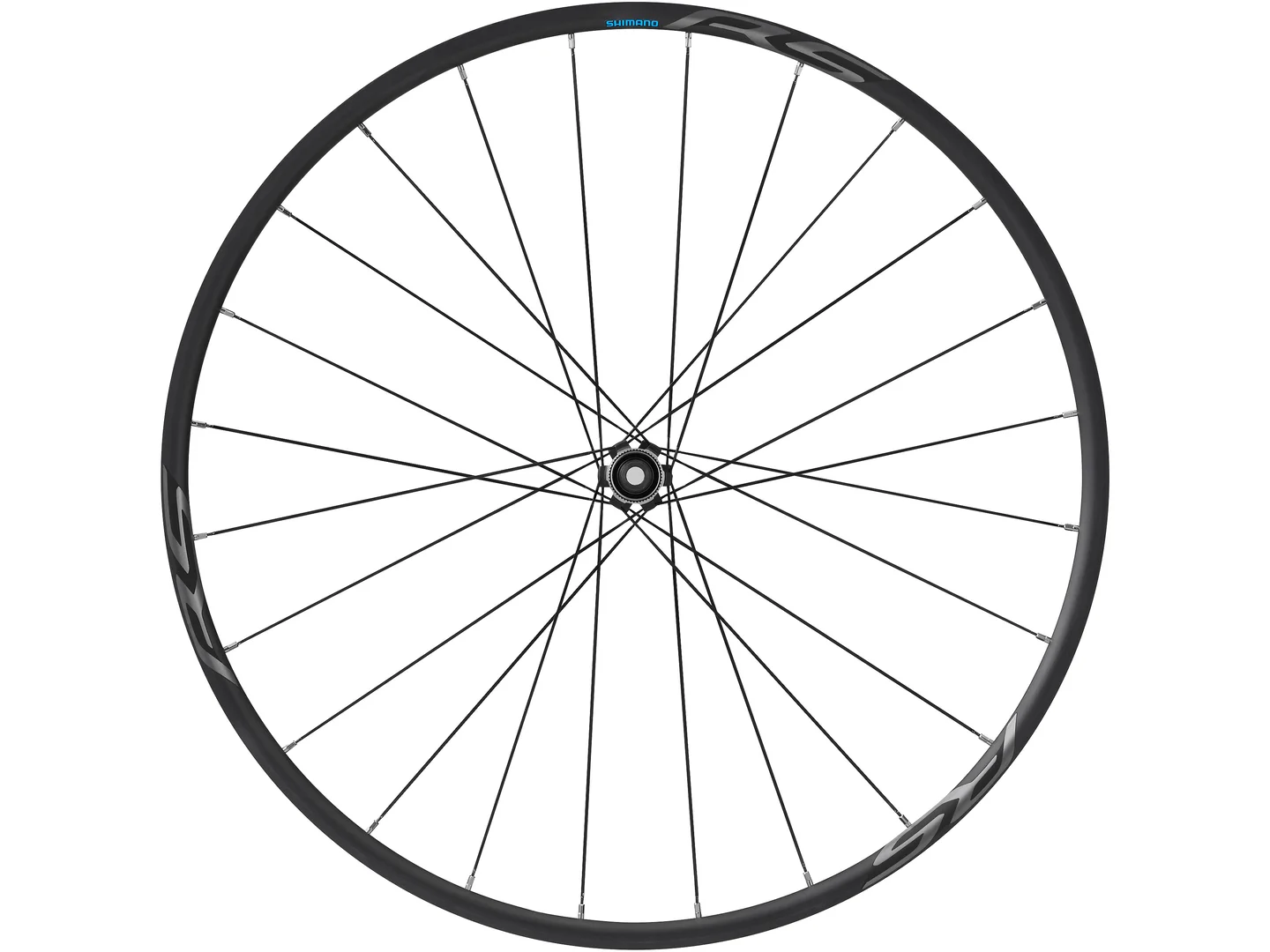 Large Shimano RS370 Tubeless Disc Wheel Front
