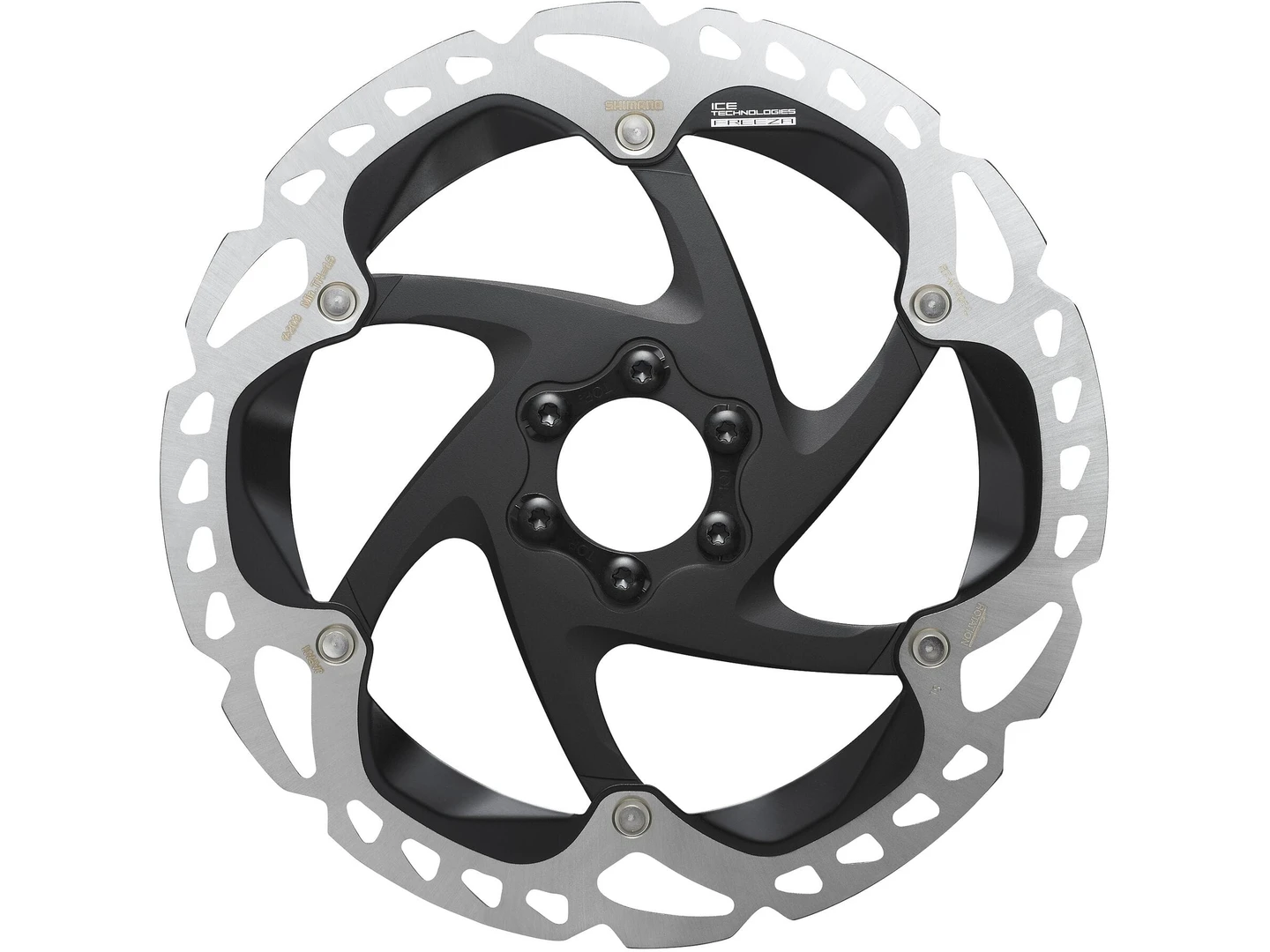 Large Shimano MT905 Ice Tech 6-bolt Disc Rotor 203 mm 