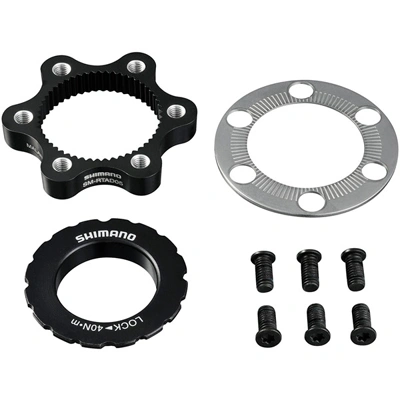 Shimano SM-RTAD05 6-bolt rotor to Centre-Lock hub disc adapter