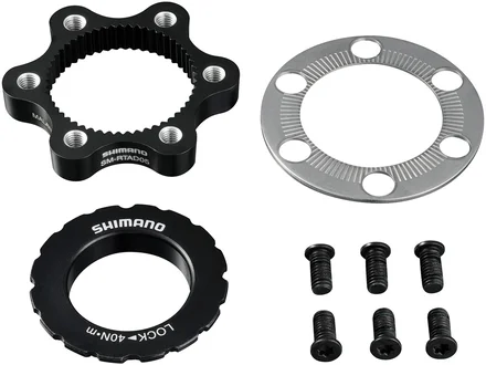 Shimano SM-RTAD05 6-bolt rotor to Centre-Lock hub disc adapter