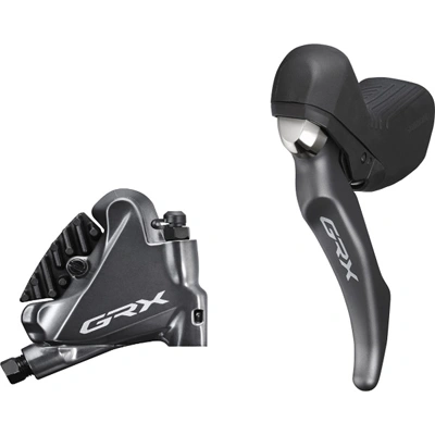 Shimano STRX810 GRX hydraulic lever with Flat Mount Calliper Left Rear