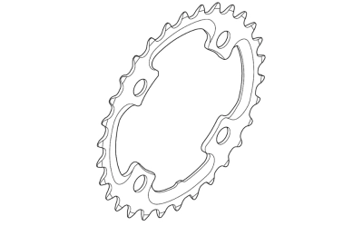 Shimano XTR FCM985 28T Double AG Chainring