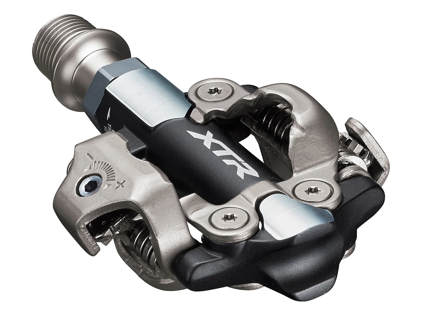 Large Shimano XTR M9100S Narrow Axle SPD Pedals