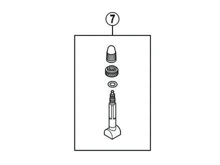 Shimano XTR M975 Wheel Valve