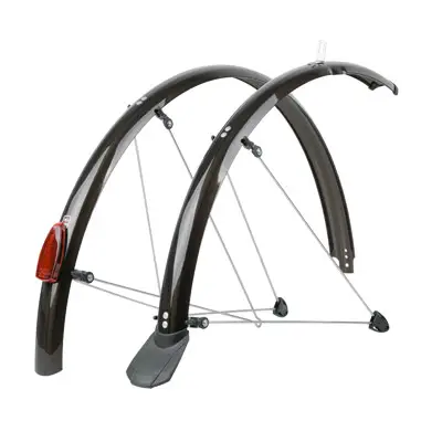 SKS P45 Chromoplastic Mudguard Black - 7 Podium Points