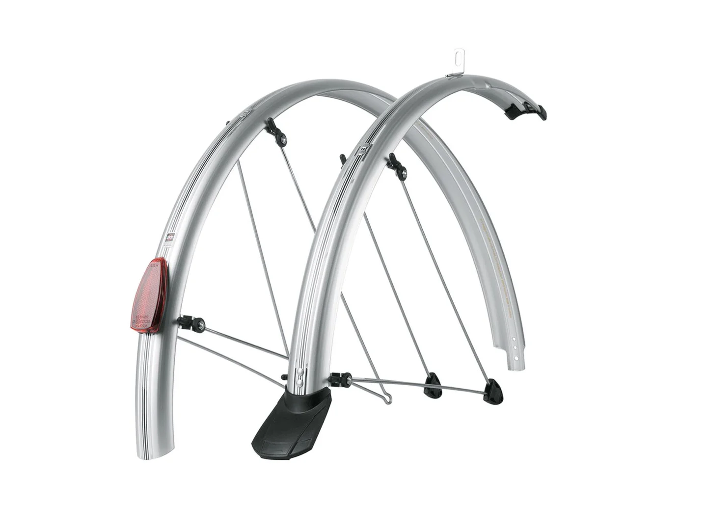 Large SKS P45 Chromoplastic Mudguard Silver