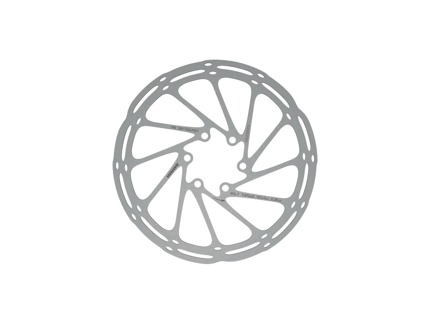 Large SRAM Centerline Rounded Rotor 160mm