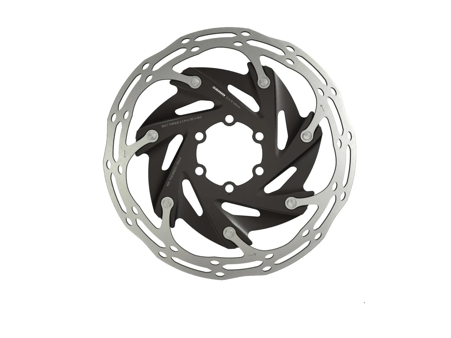 Large SRAM Centerline X Road 2 Piece Rotor