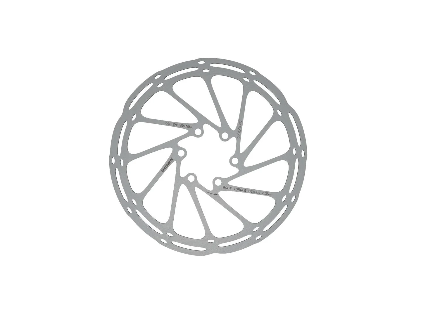 Large SRAM Centreline Rotor Rounded 180mm
