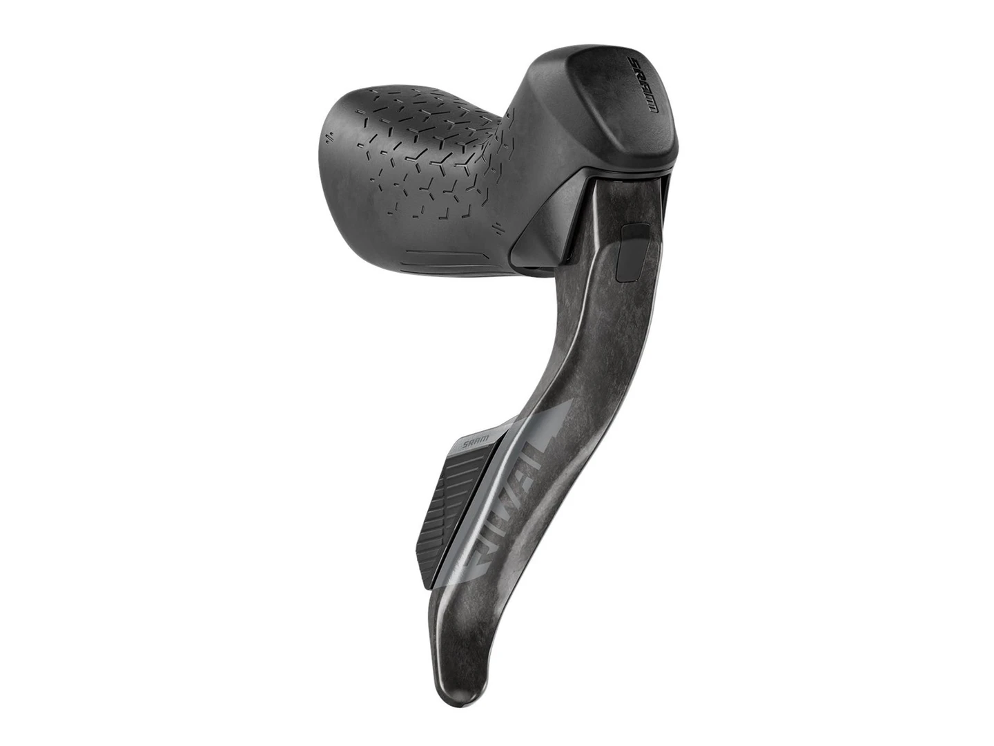 Large SRAM Rival AXS E1 Shifter and Flat Mount Brake Caliper