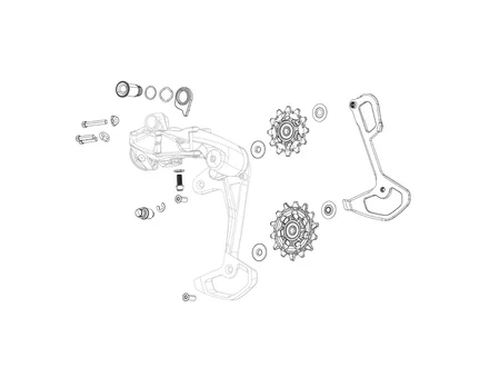 SRAM X01 Jockey Wheel Set
