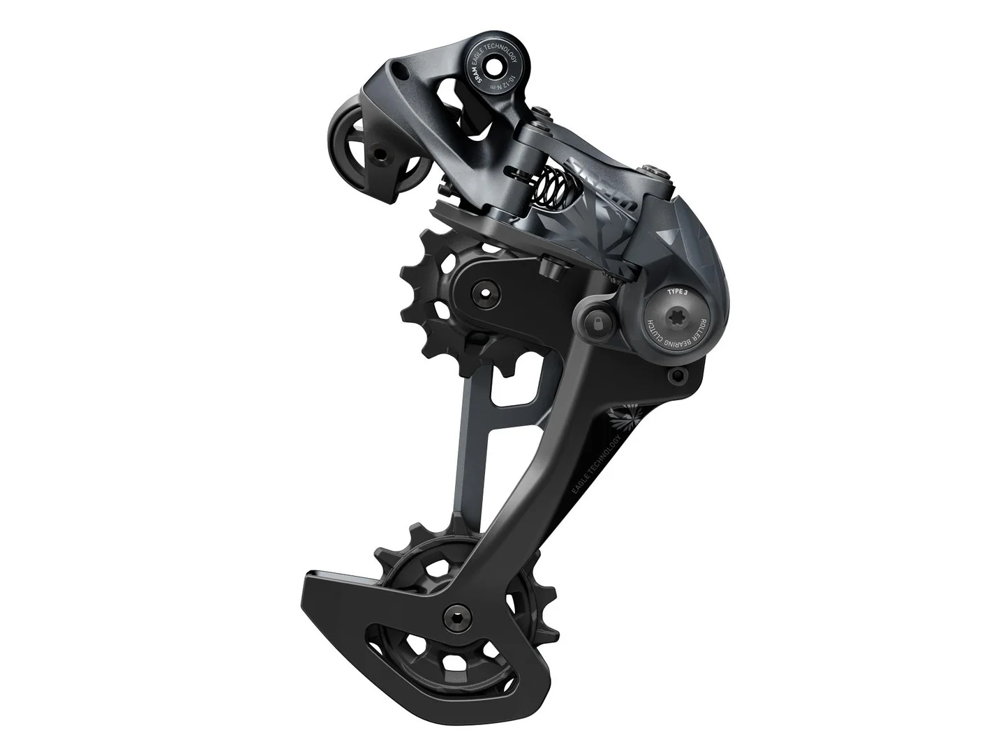 Large SRAM XX1 Eagle 12 Speed Rear Derailleur Lunar