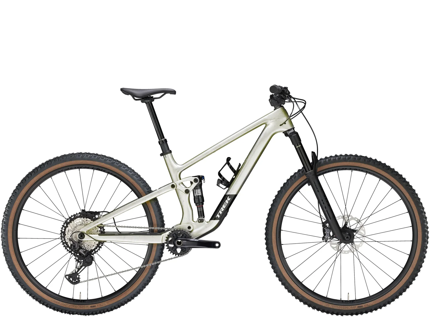 Large Trek Top Fuel 9.8 XT Lunar Silver