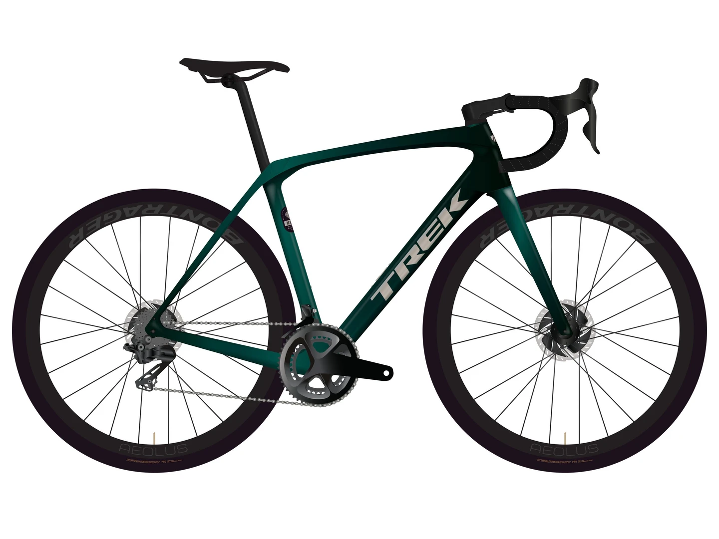 Large Trek Domane SL 6 Ivy Smoke