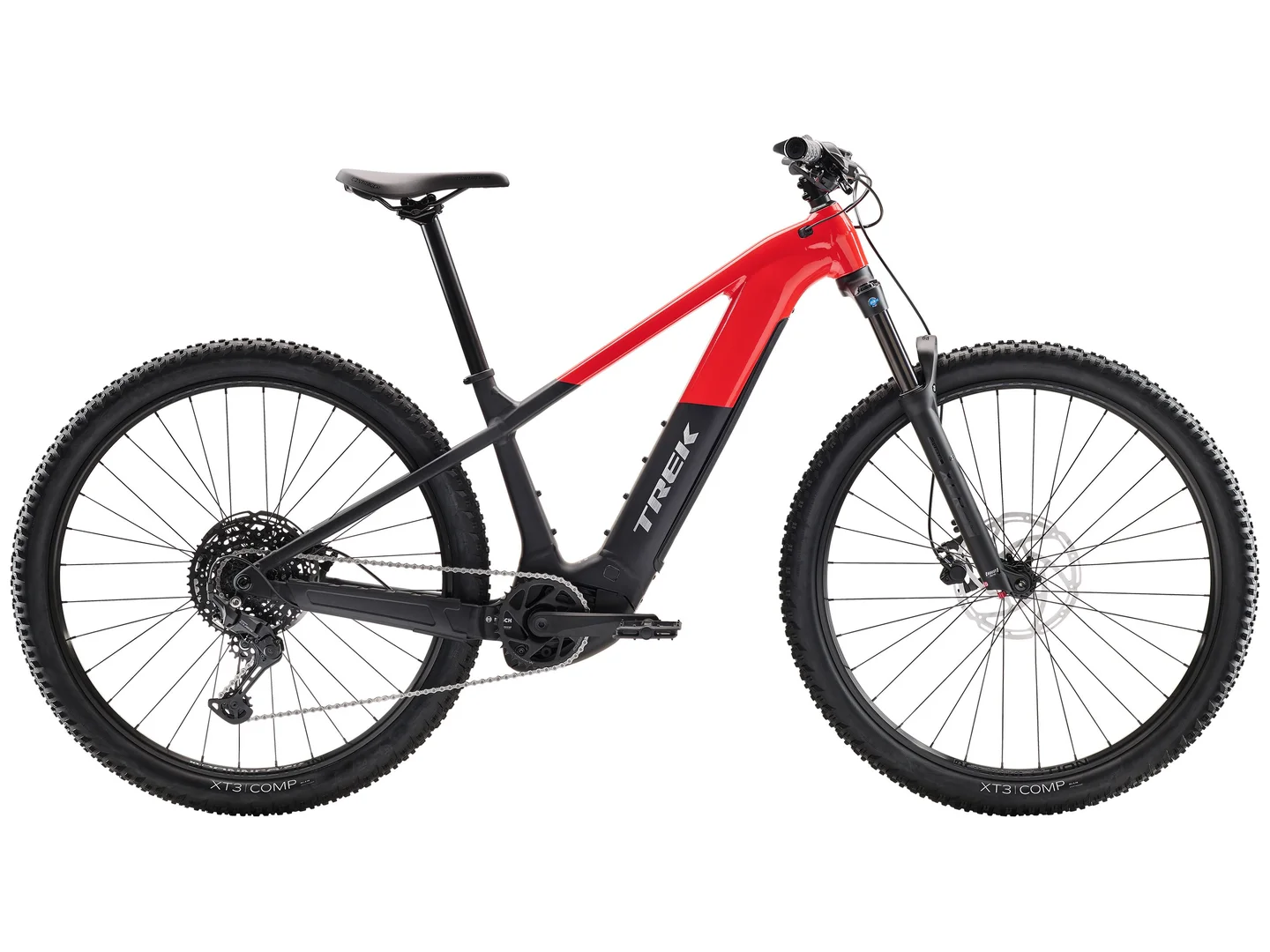 Large Trek Powerfly+ 4 Gen 5 Radioactive Red