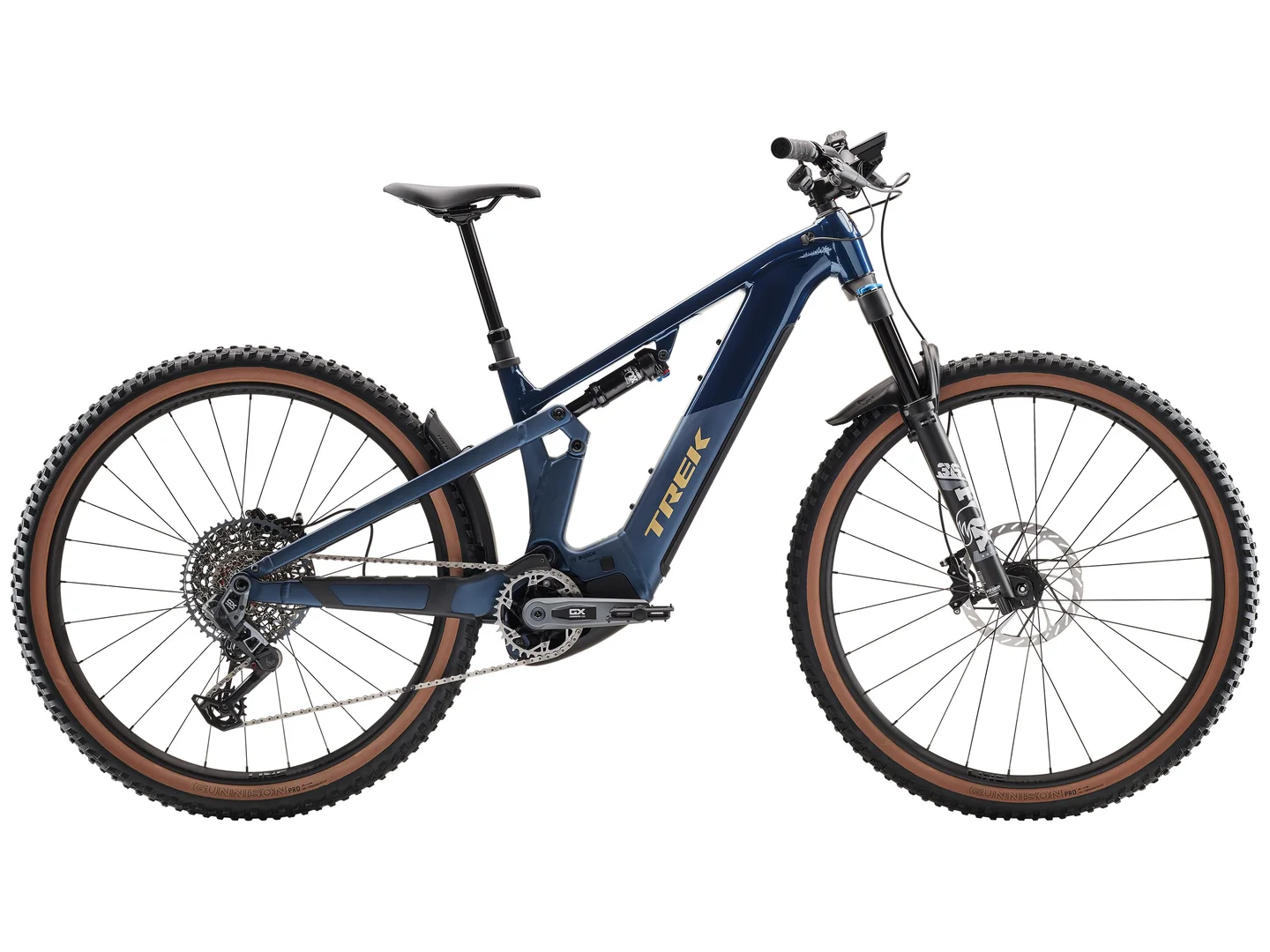 Large Trek Powerfly FS+ 8 Gen 4 Mulsanne Blue
