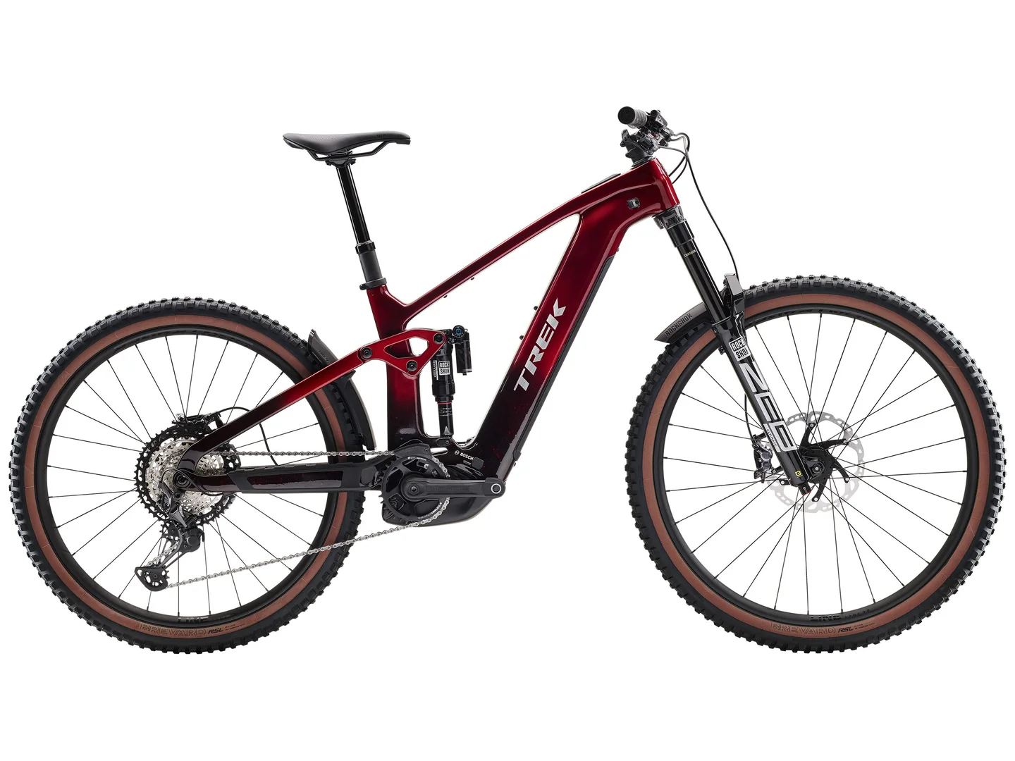 Large Trek Rail+ 9.8 XT Gen 5 Red Smoke