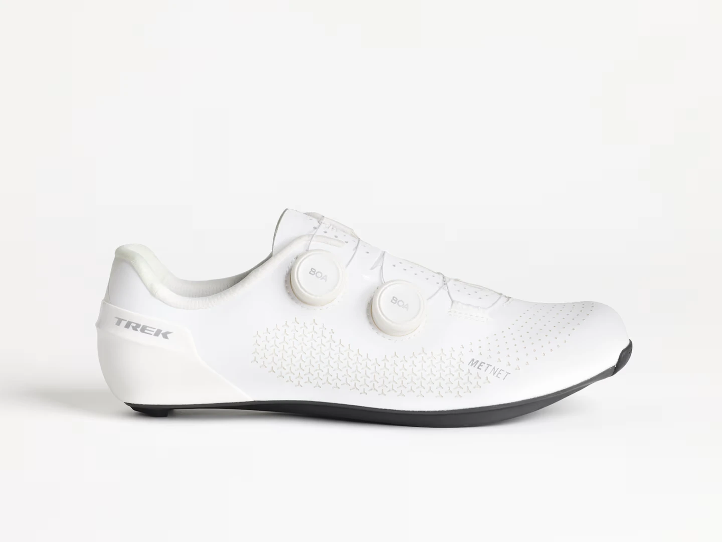 Large Trek Velocis Road Cycling Shoes White