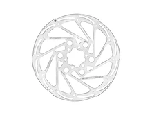 TRP Disc Brake Rotor RS02M 6 Bolt 180mm