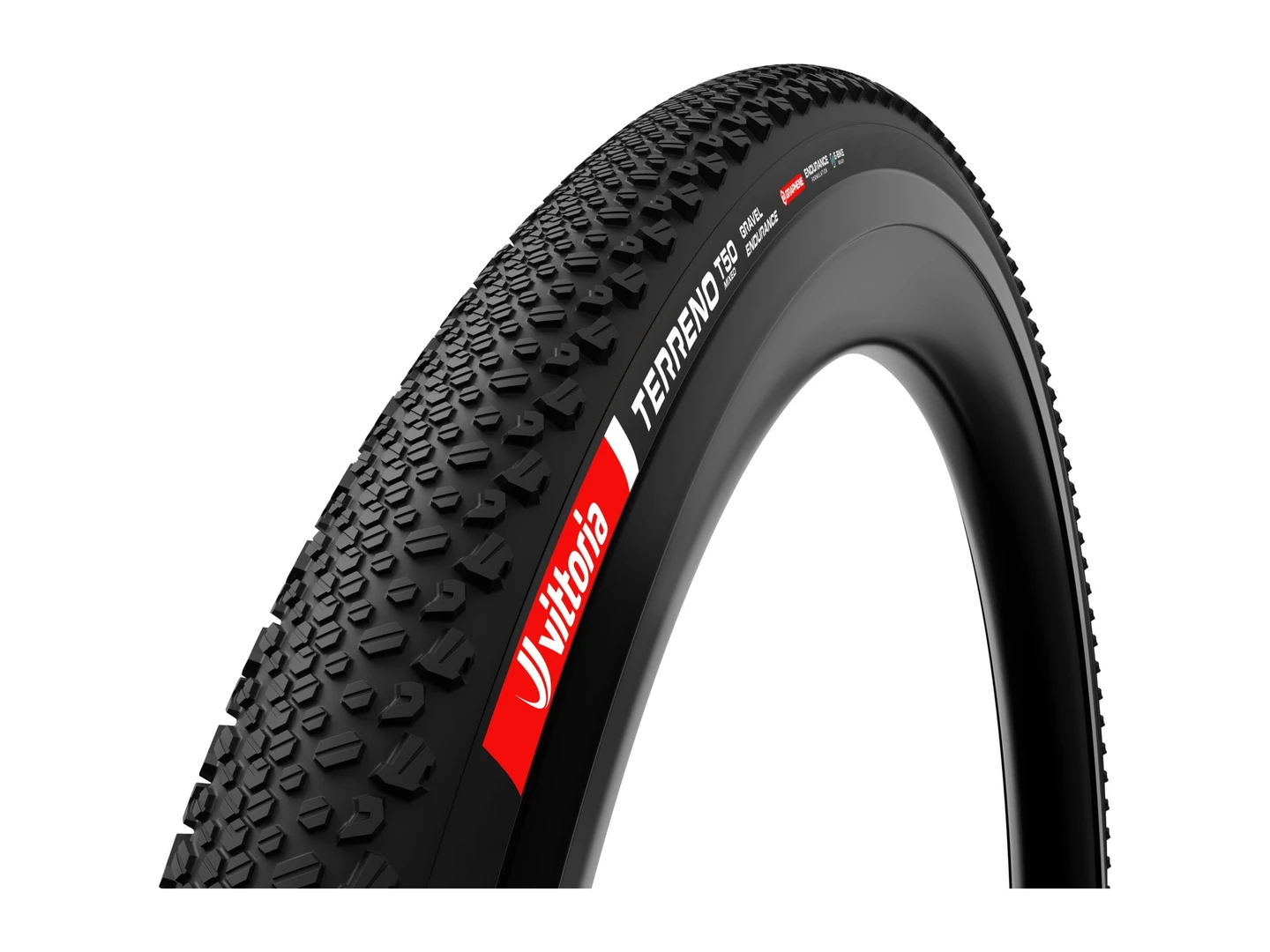 Large Vittoria Terreno T50 Mixed Gravel Tyre Black Wall